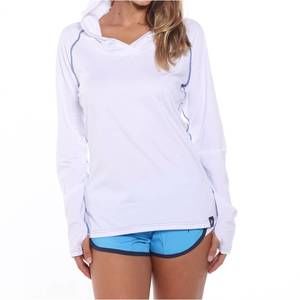 NEW WHITE WATER LIFE seaside performance hoody in white